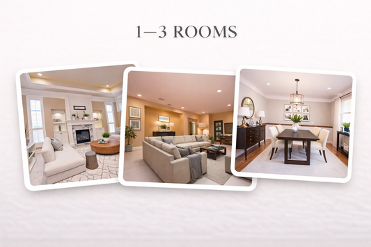 Essential Virtual Staging (1-3 images) $40-$110